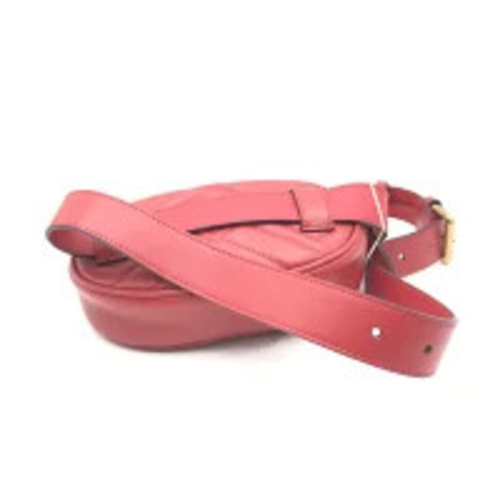 Gucci GG Marmont Shoulder Bag Red Crossbody Leather - Picture 4 of 5